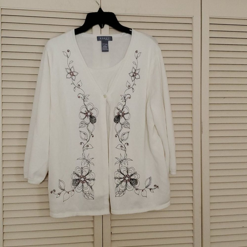 - Koret Woman 1X layered Cardigan